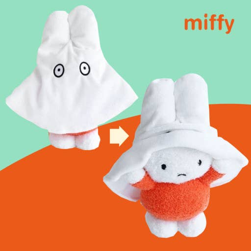 Limited Miffy Ghost Play Transform Plush Deco Toy