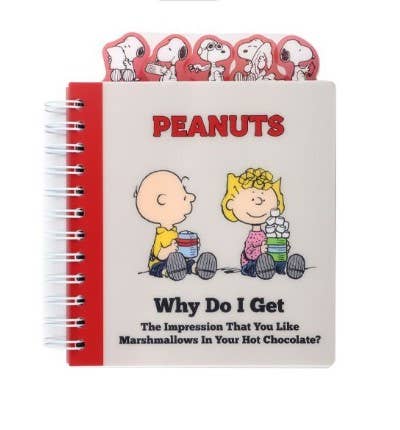 Peanuts Snoopy 5 Section Index Journal Note Book