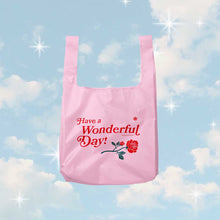 Load image into Gallery viewer, Have a Wonderful Day Foldable Nylon Tote
