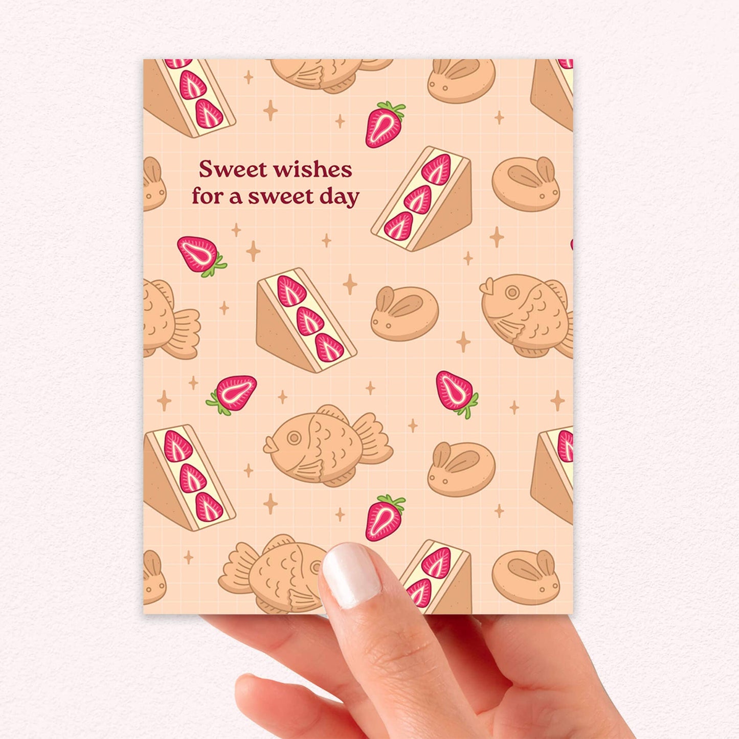 Sweet Dessert Birthday Card | Funny Aesthetic Asian Greeting Cards