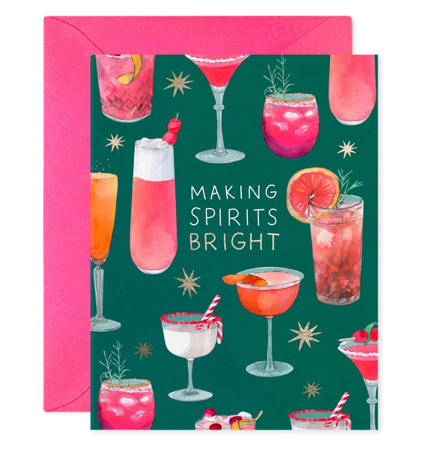 Making Spirits Bright Holiday Greeting Cards