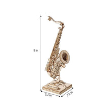 Load image into Gallery viewer, 3D Laser Cut Wooden Puzzle: Saxophone
