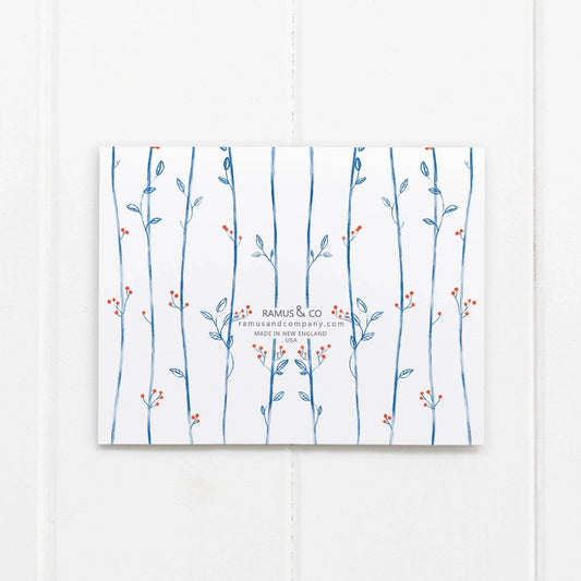 Many Thanks Flower Cascade Greeting Card