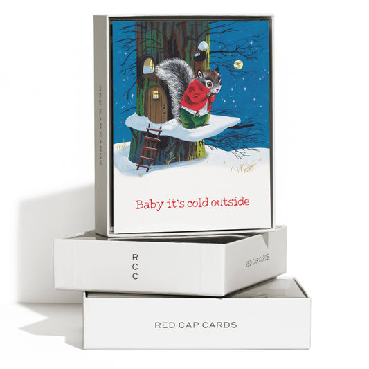 Baby It's Cold greeting card