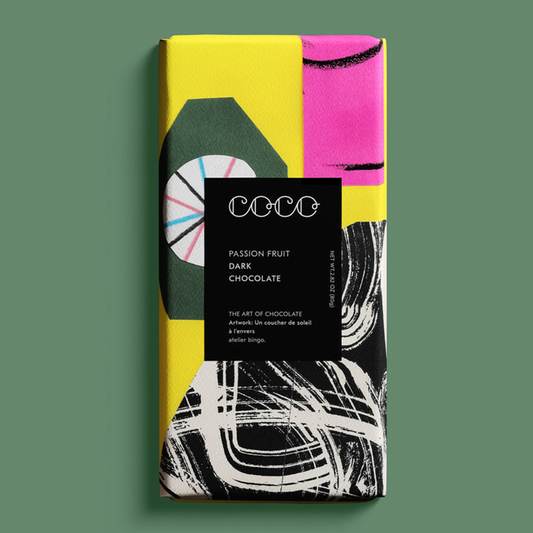 Passion Fruit Dark Chocolate Bar