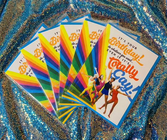 TOTALLY GAY! birthday card