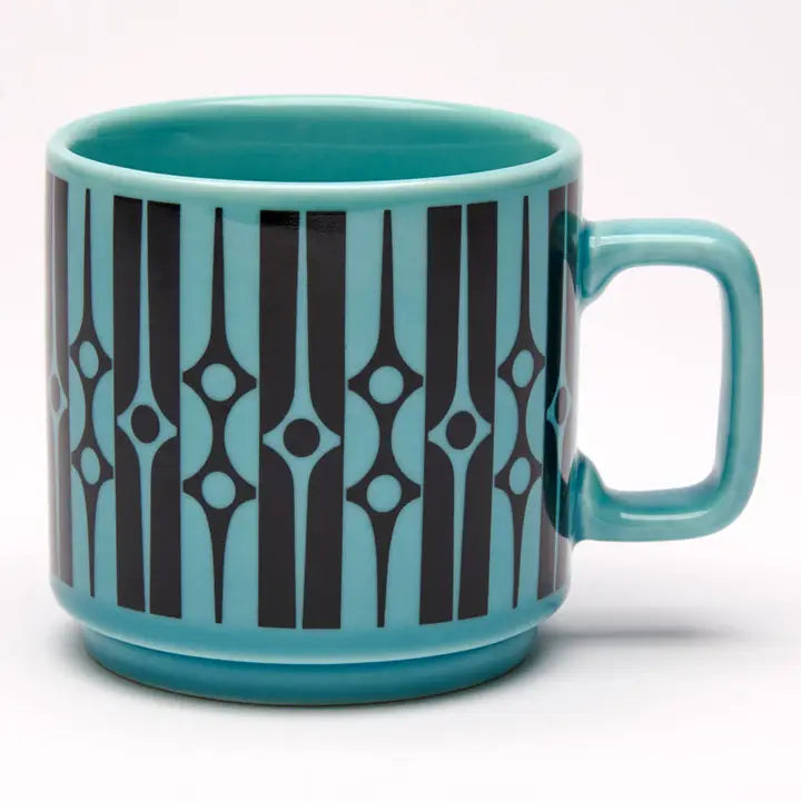 Magpie x Hornsea Mug Geo Teal