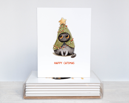 Happy Catmas Cards