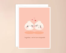 Load image into Gallery viewer, Together, We&#39;re Bun-stoppable Greeting Card
