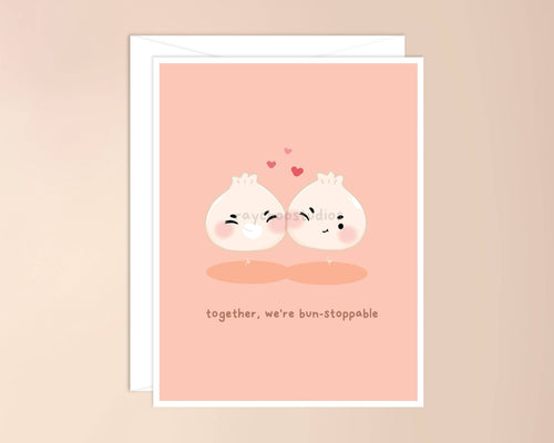 Together, We're Bun-stoppable Greeting Card - Front & Company: Gift Store