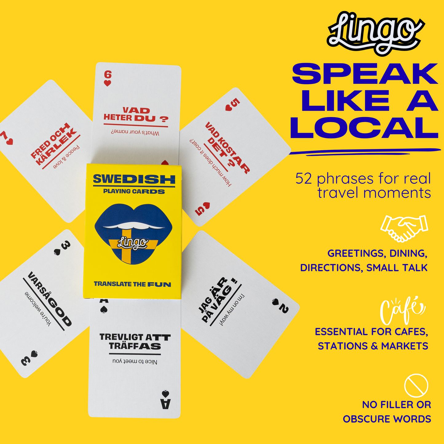 Swedish Travel Playing Cards