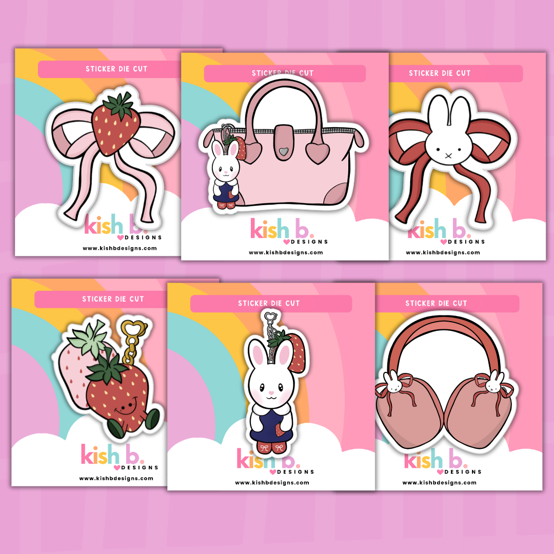 Strawberry Trinkets| Sticker Die Cut(s)