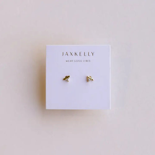 Stud Bar - White - Earring - Front & Company: Gift Store