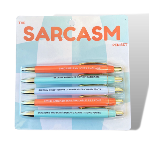 Sarcasm Pen Set (mothers day, spring, easter) - Front & Company: Gift Store