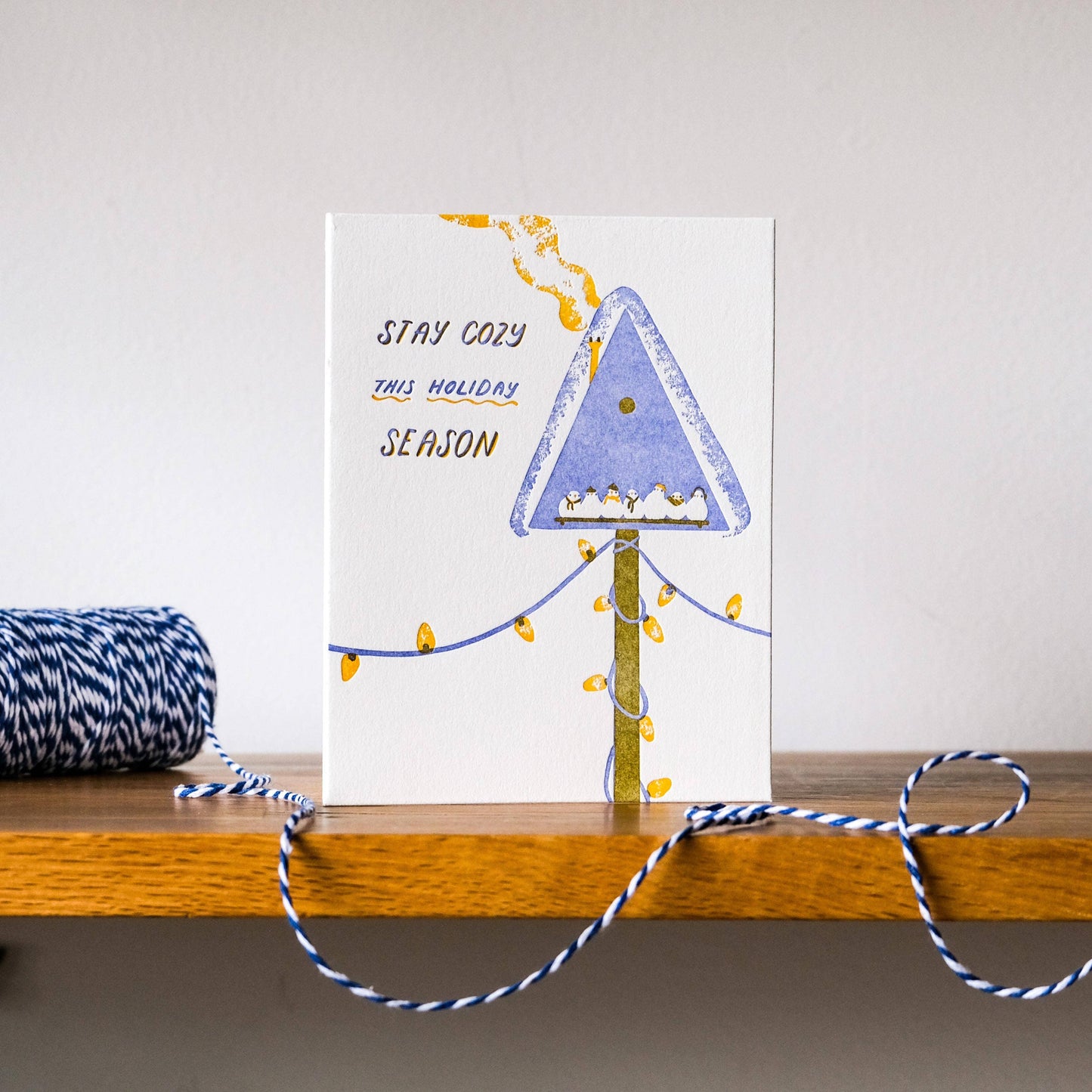 Stay Cozy | Holiday | Letterpress Card
