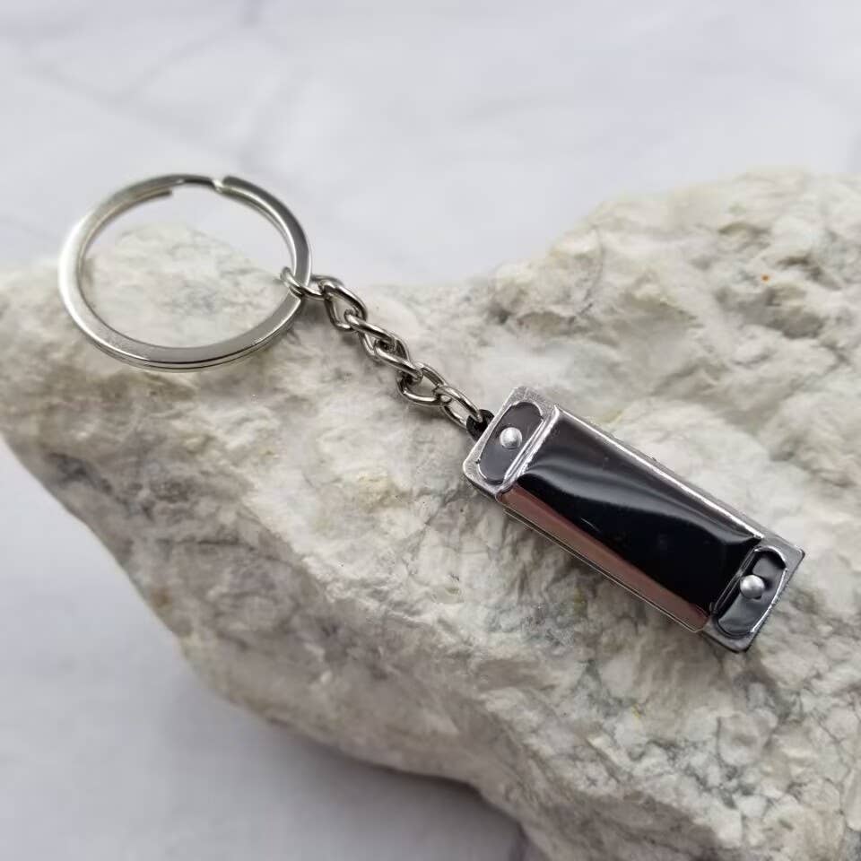 Mini Harmonica Keychain