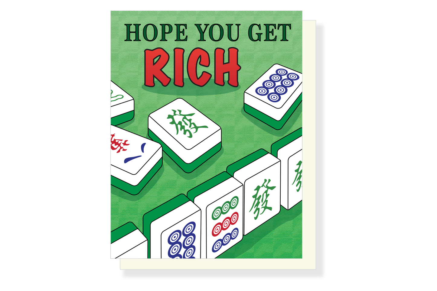 Hope You Get Rich Mahjong Card