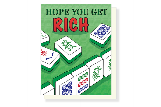 Hope You Get Rich Mahjong Card