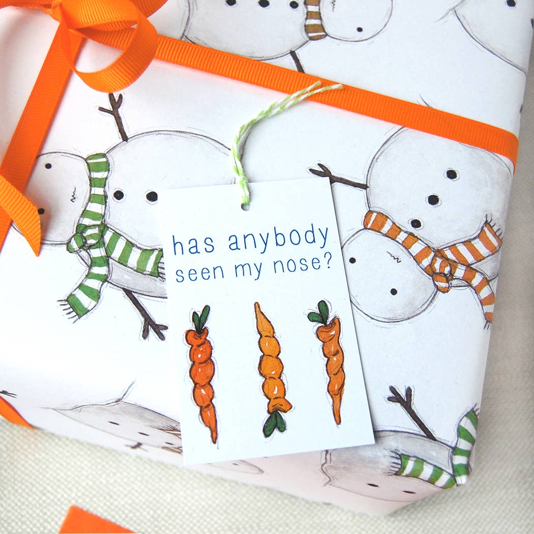 Christmas Snowman Wrapping Paper
