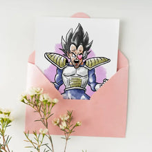 Load image into Gallery viewer, Over 9000 - Dragonball Z Anime Valentines Love Card
