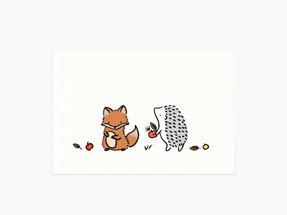 Fox Postcard
