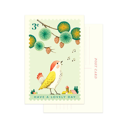 Singing Bird Postcard - Front & Company: Gift Store