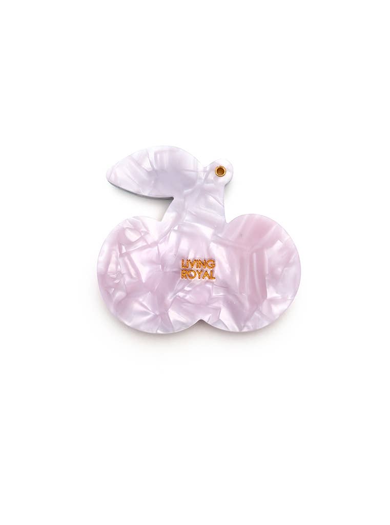 Swing-Hinge Folding Compact Mirror - Cherries - Red & Green