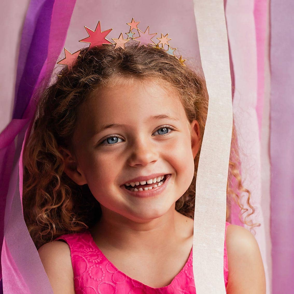 Rose Star Headband | Birthday Party Supplies |