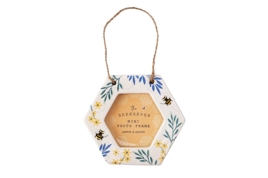 The Beekeeper Mini Ceramic Hanging Photo Frame