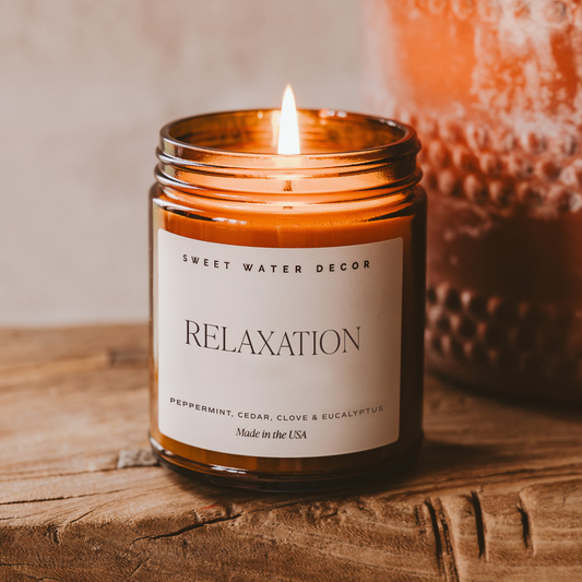 Relaxation 9 oz Soy Candle - Home Decor & Gifts