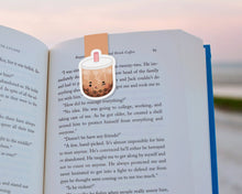 Load image into Gallery viewer, Brown Sugar Boba Magnetic Bookmark
