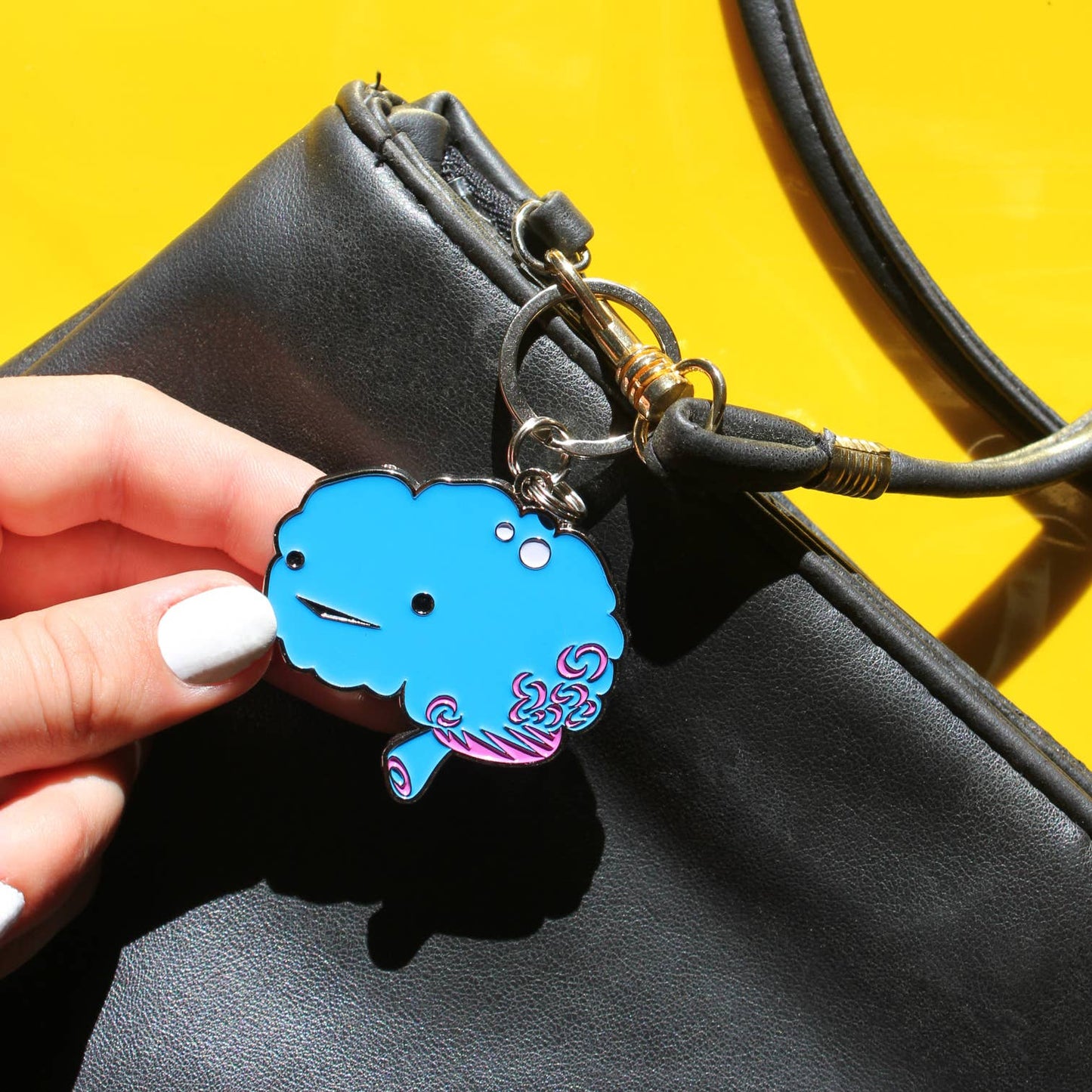Brain Keychain - All You Need is Lobe