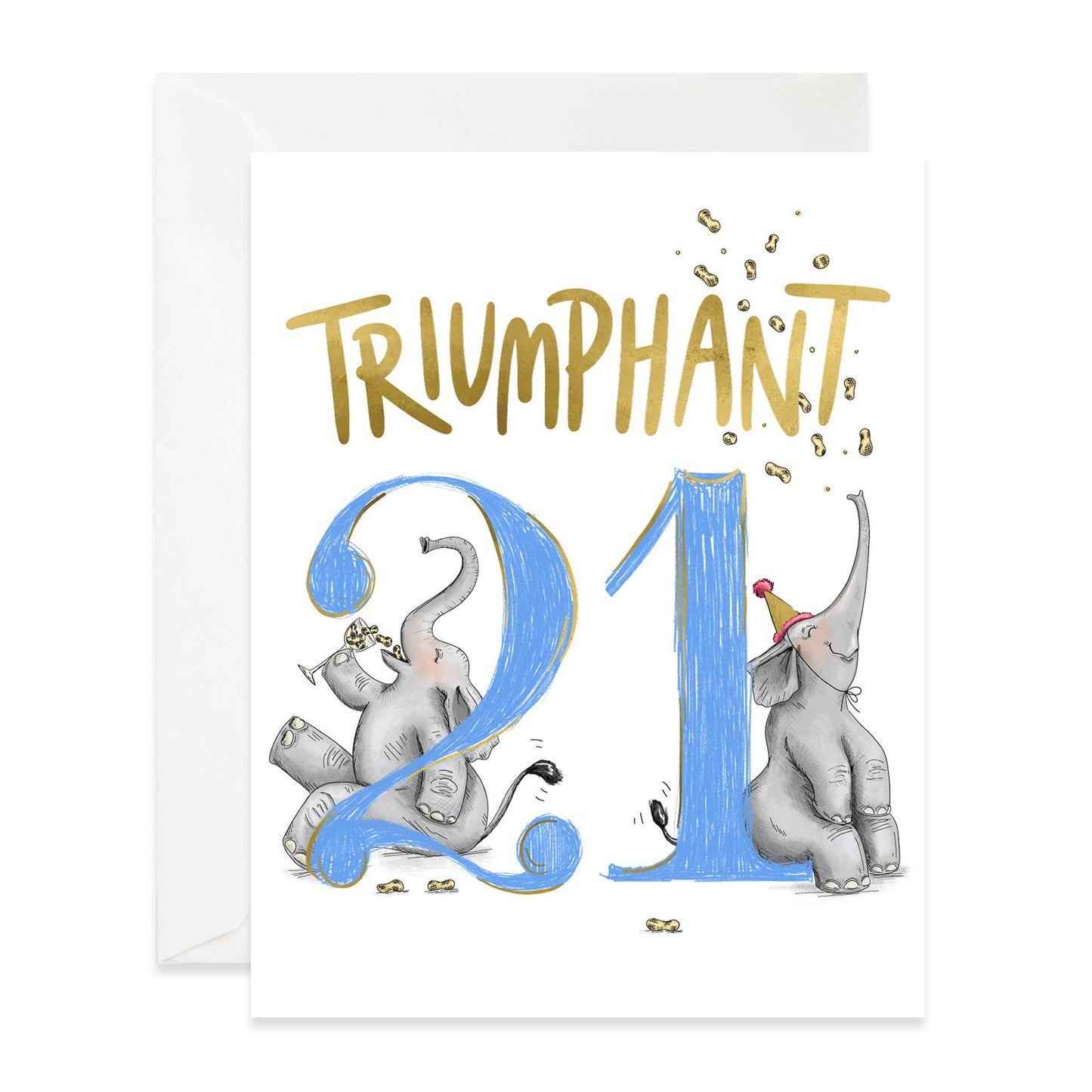 Triumphant 21 Birthday Card