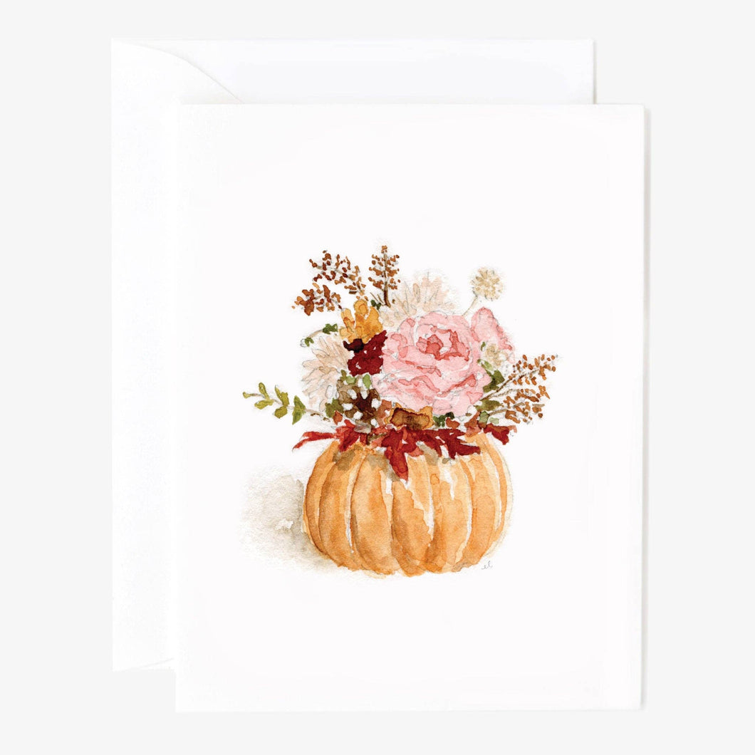 Pumpkin bouquet notecards