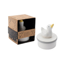 Load image into Gallery viewer, Send With Love Duck Ceramic Trinket Pot
