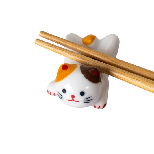 Cat Chopsticks Rest 2"L White
