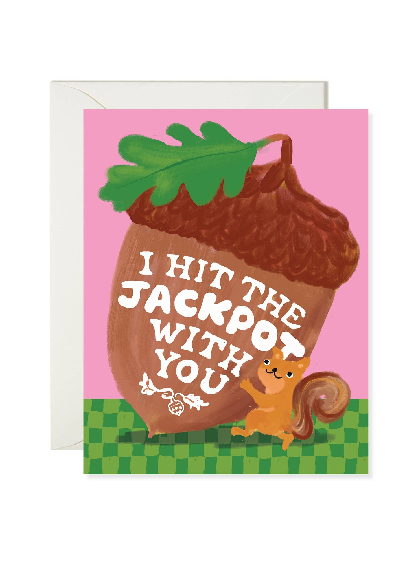 Squirrel Jackpot - Animal Pun Love Card