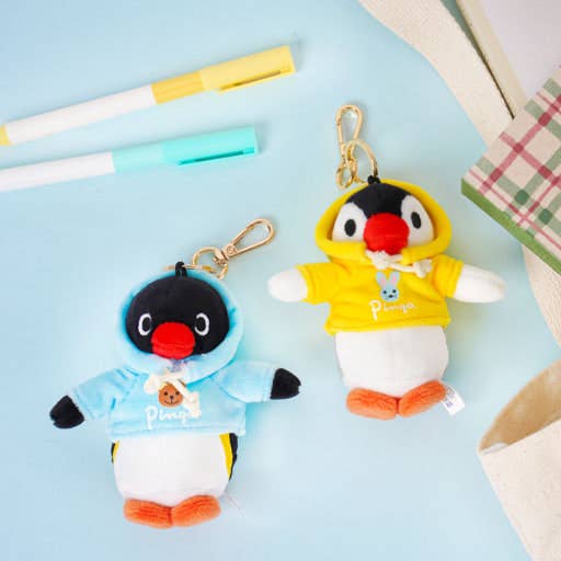 Limited! Pingu & Pinga Hoodie Plush Bag Charm