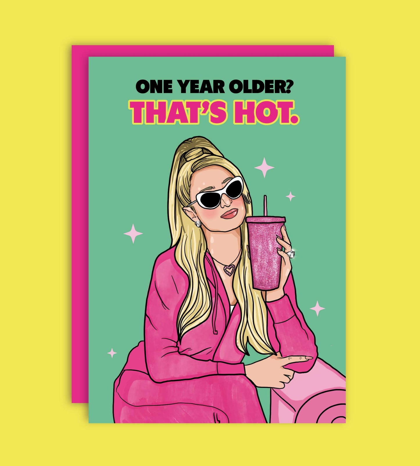 That's Hot Funny Birthday Greeting Card