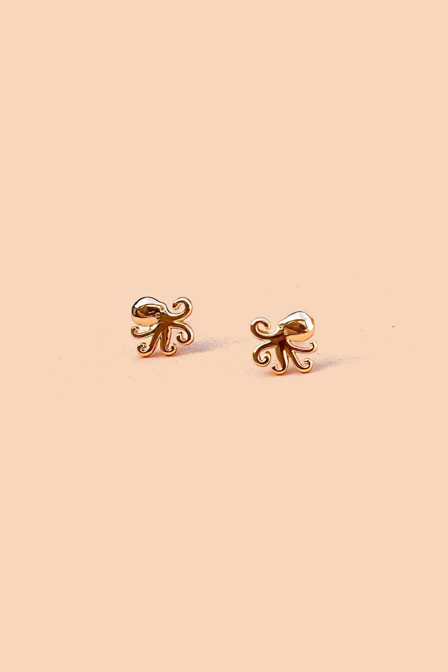 Octopus Studs - 18K Gold Plated