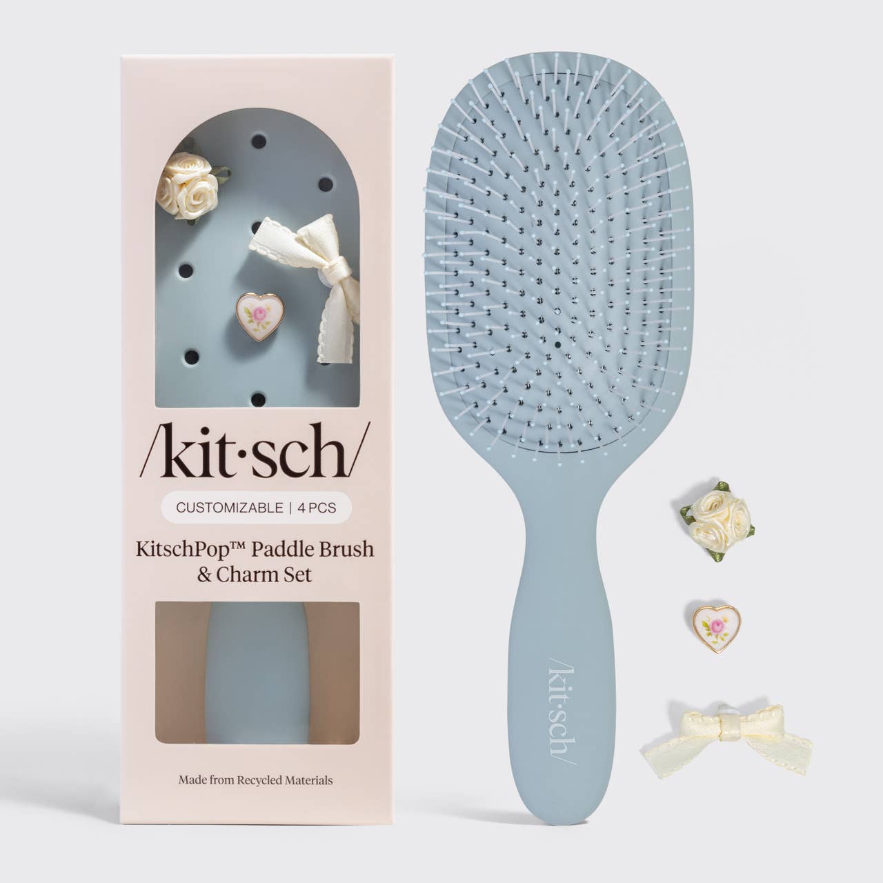 KitschPop Paddle Brush - Haze Blue