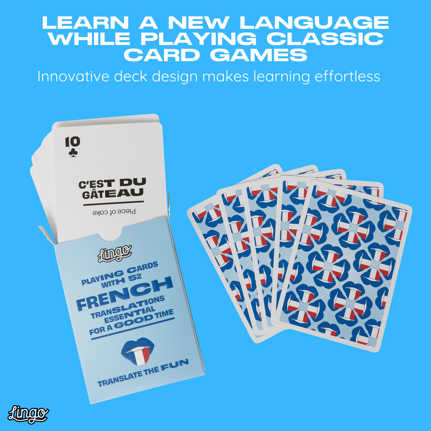 French Travel Playing Cards