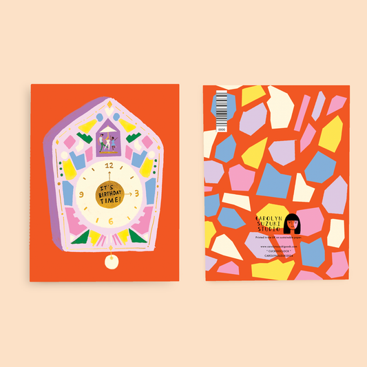 CUCKOO CLOCK - Birthday Card