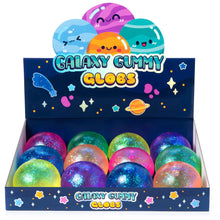 Load image into Gallery viewer, Galaxy Gummy Globs Squishy Ball - Chunky Glitter
