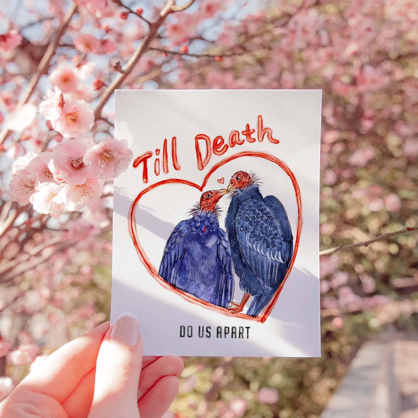 Vulture Till Death - Funny Valentines Day Card