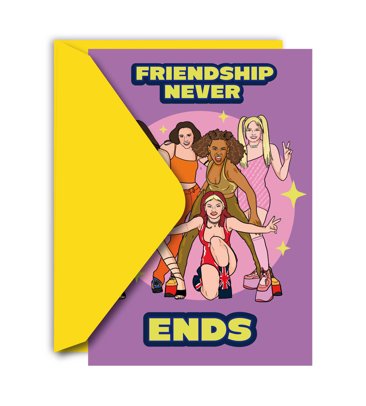 Friendship Never Ends Birthday Greeting Card