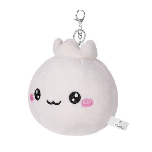 Dumpling Bao Dim Sum Plush Keychain Gift Stocking Stuffer - Front & Company: Gift Store