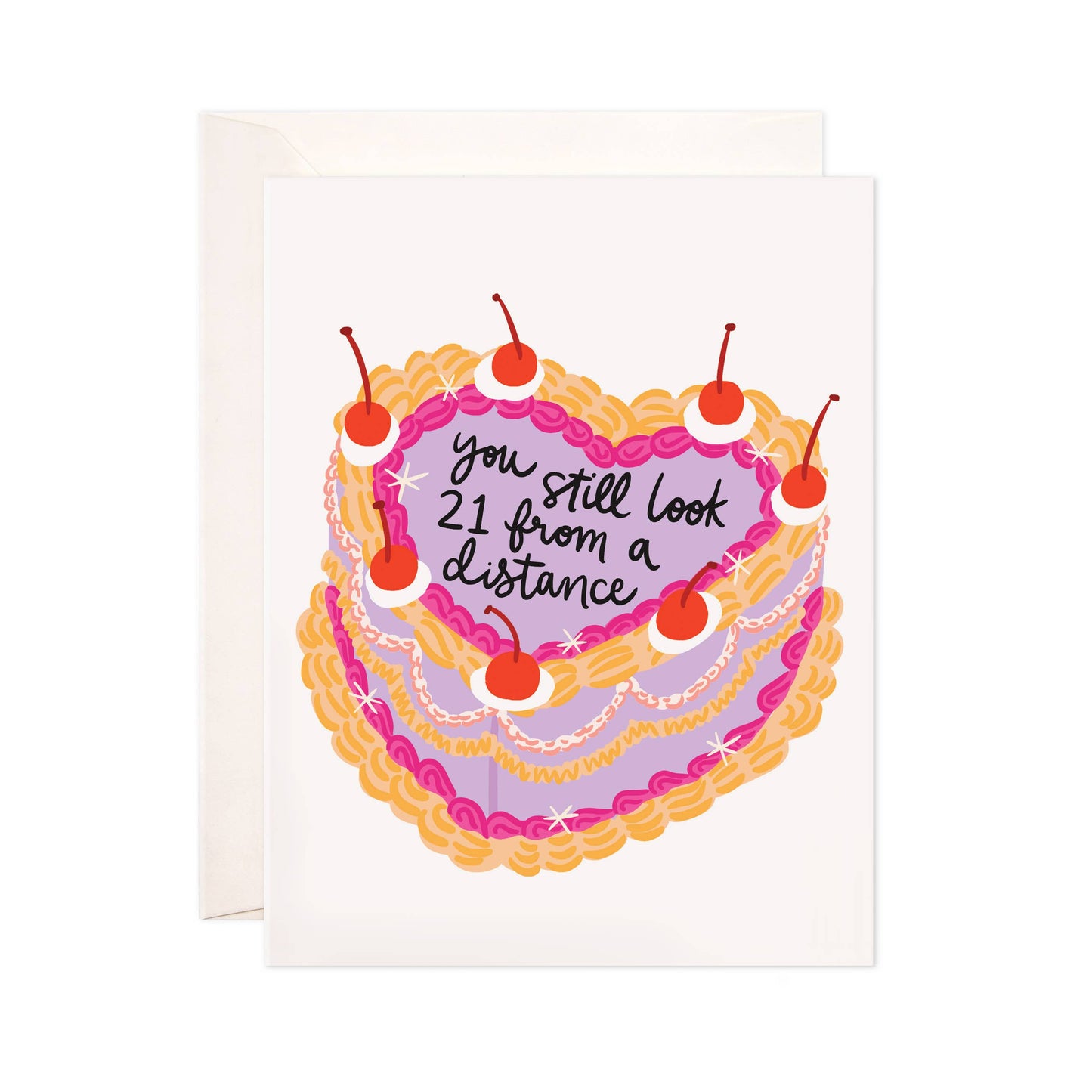21 From A Distance Greeting Card - Birthday Card