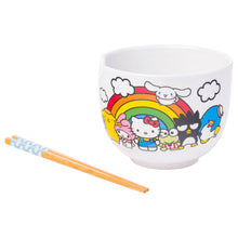 Load image into Gallery viewer, Hello Kitty and Friends Ramen Bowl with Chopsticks
