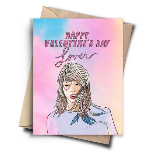 Lover Valentine Card - Taylor Swift Pop Culture Love Card | default - Front & Company: Gift Store